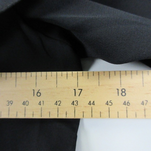 Vtg Dress 12 Black Maxi Off Shoulder Ruffle Layered Button Whimsigoth Gothic 338 - Picture 7 of 10